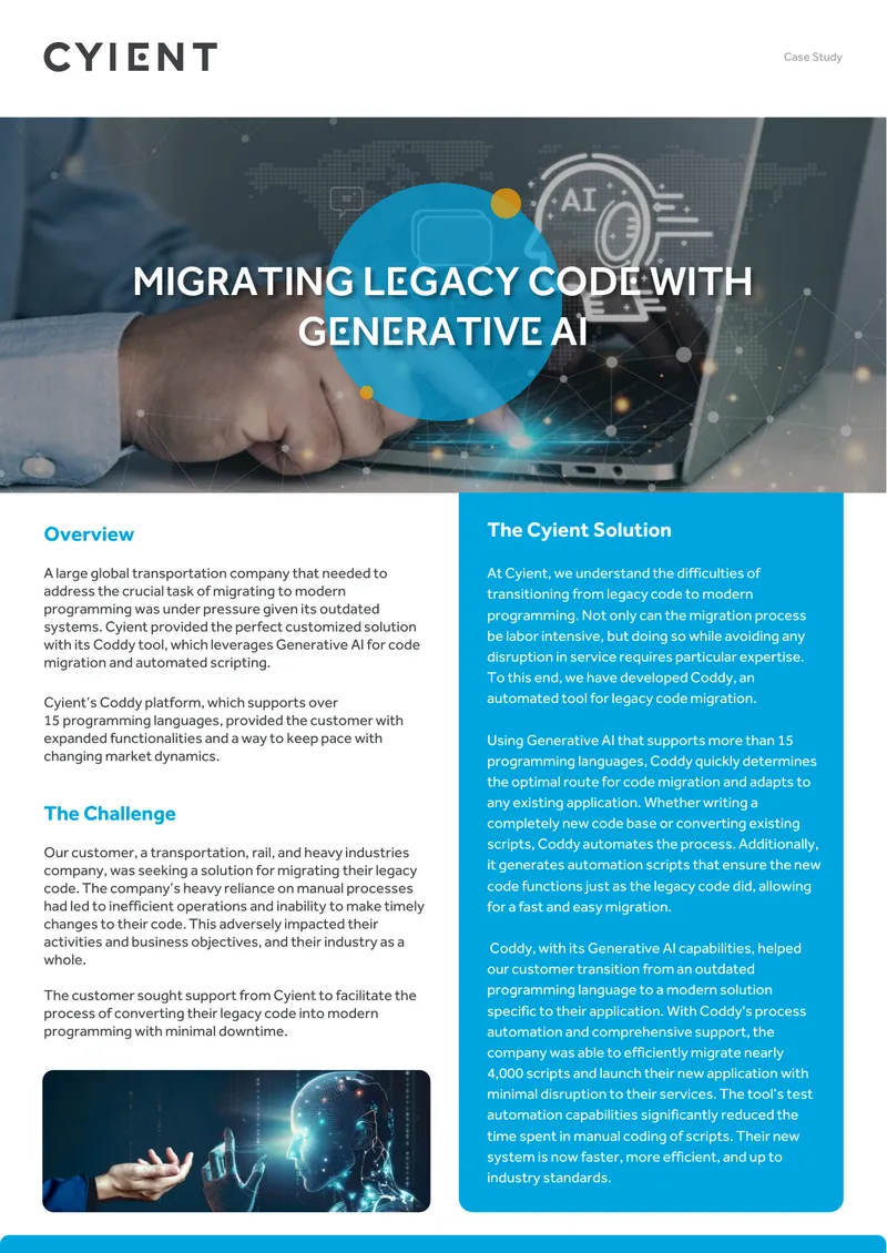 Legacy Code Migration Using Generative AI