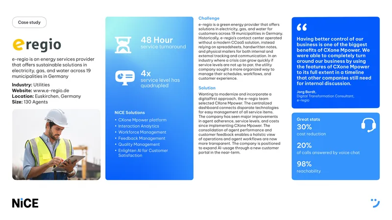 e-regio Digital Transformation Case Study