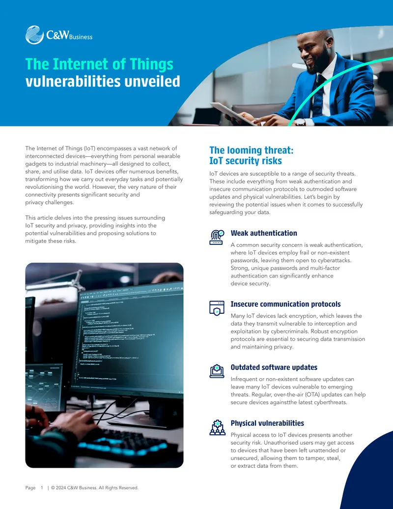 IoT Security Risks and Mitigation Strategies
