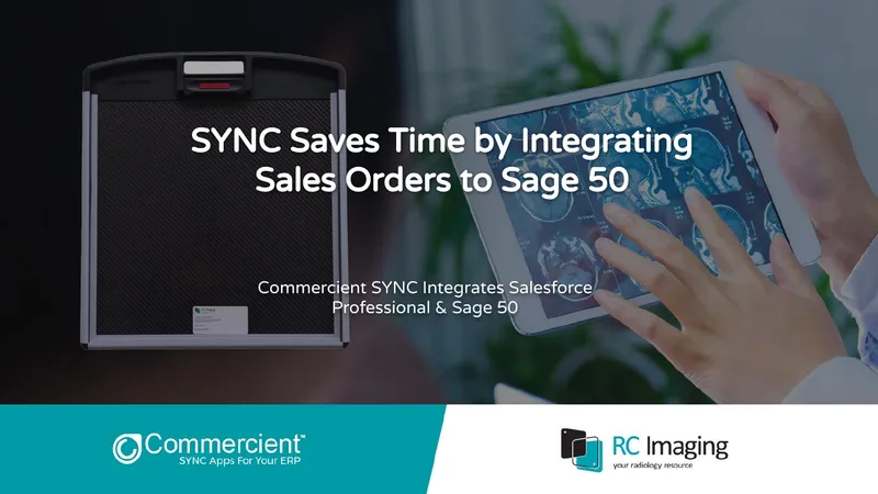 RC Imaging Data Integration with Commercient SYNC