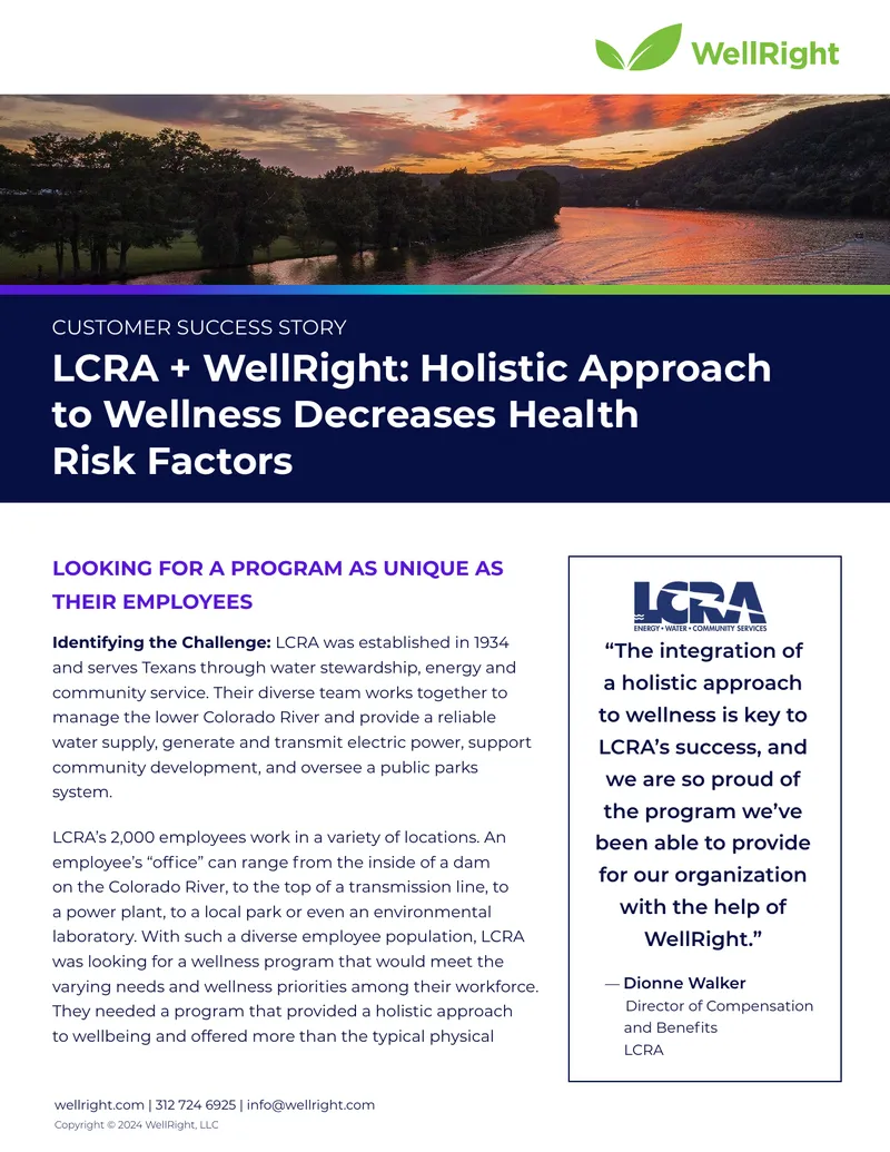 LCRA Wellness Program Implementation Case Study