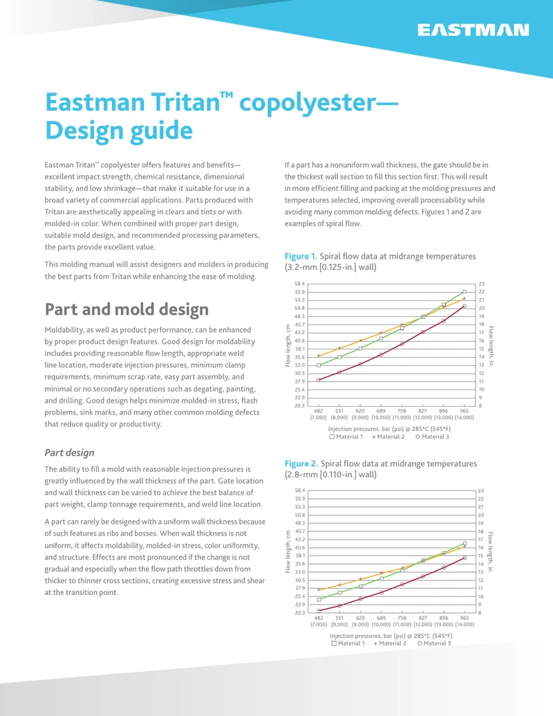 Eastman Tritan Copolyester Molding Guide