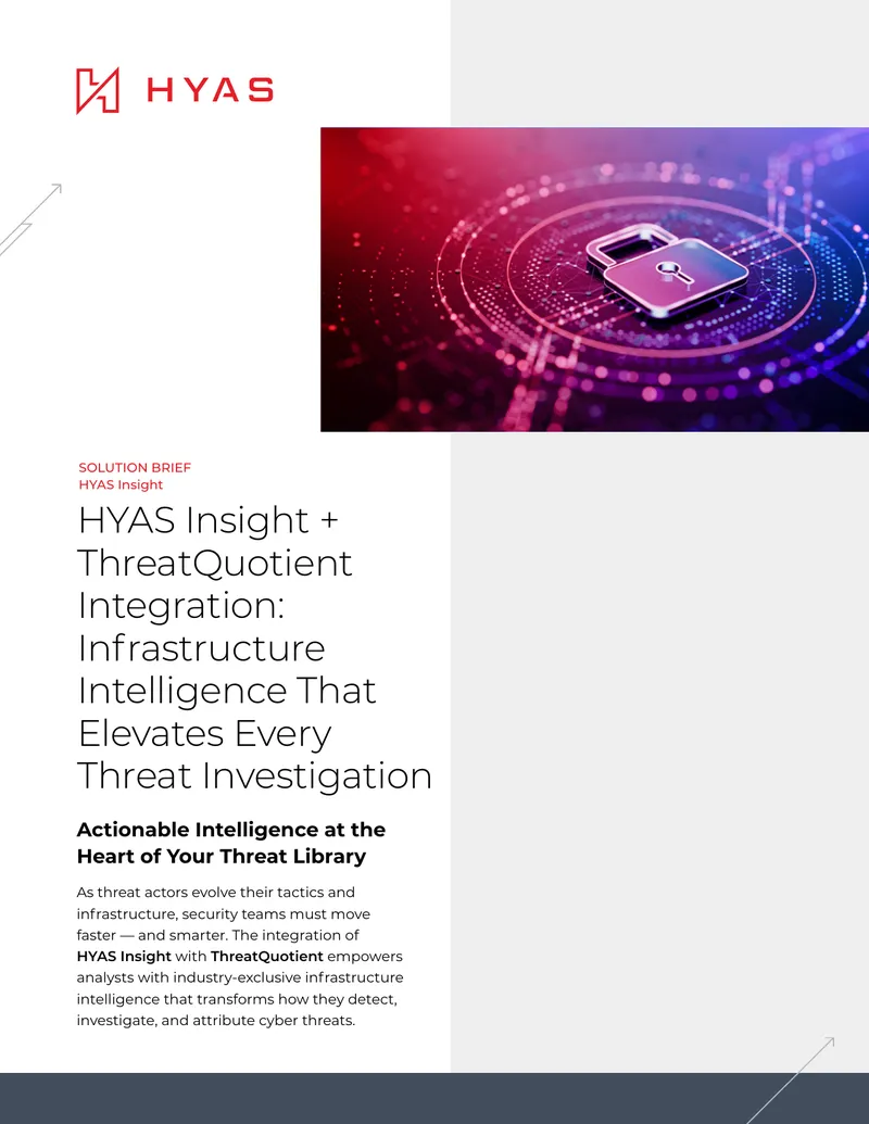 HYAS Insight and ThreatQuotient Integration Overview