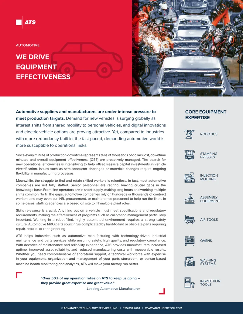 Automotive Manufacturing Operational Efficiency Strategies