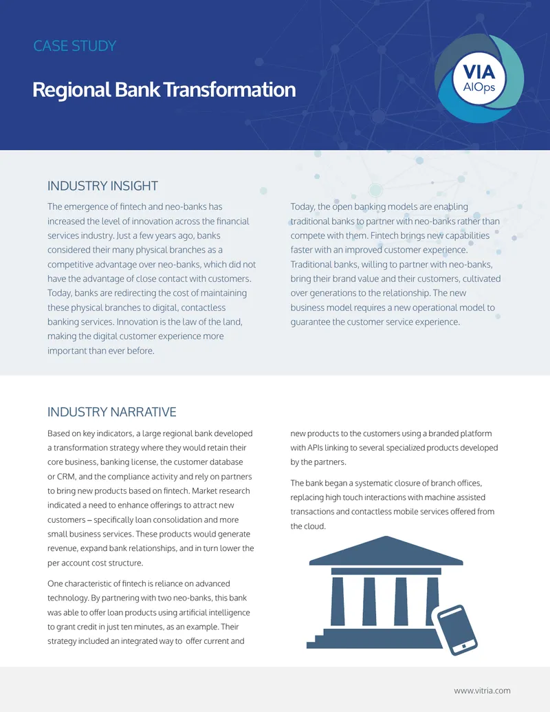 Regional Bank Transformation Case Study