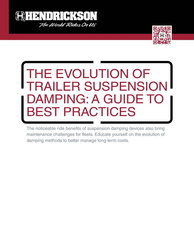 The Evolution of Trailer Suspension Damping Best Practices