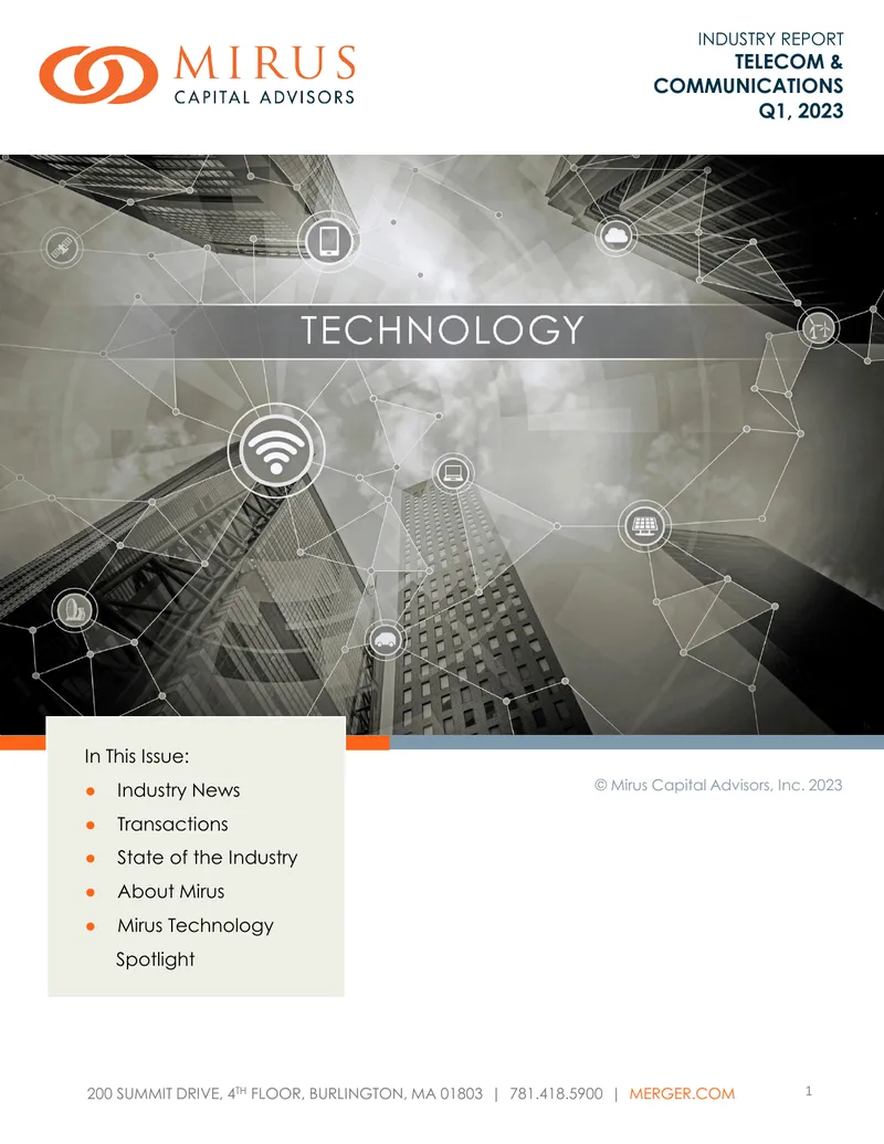 Telecom and Communications Industry Report Q1 2023