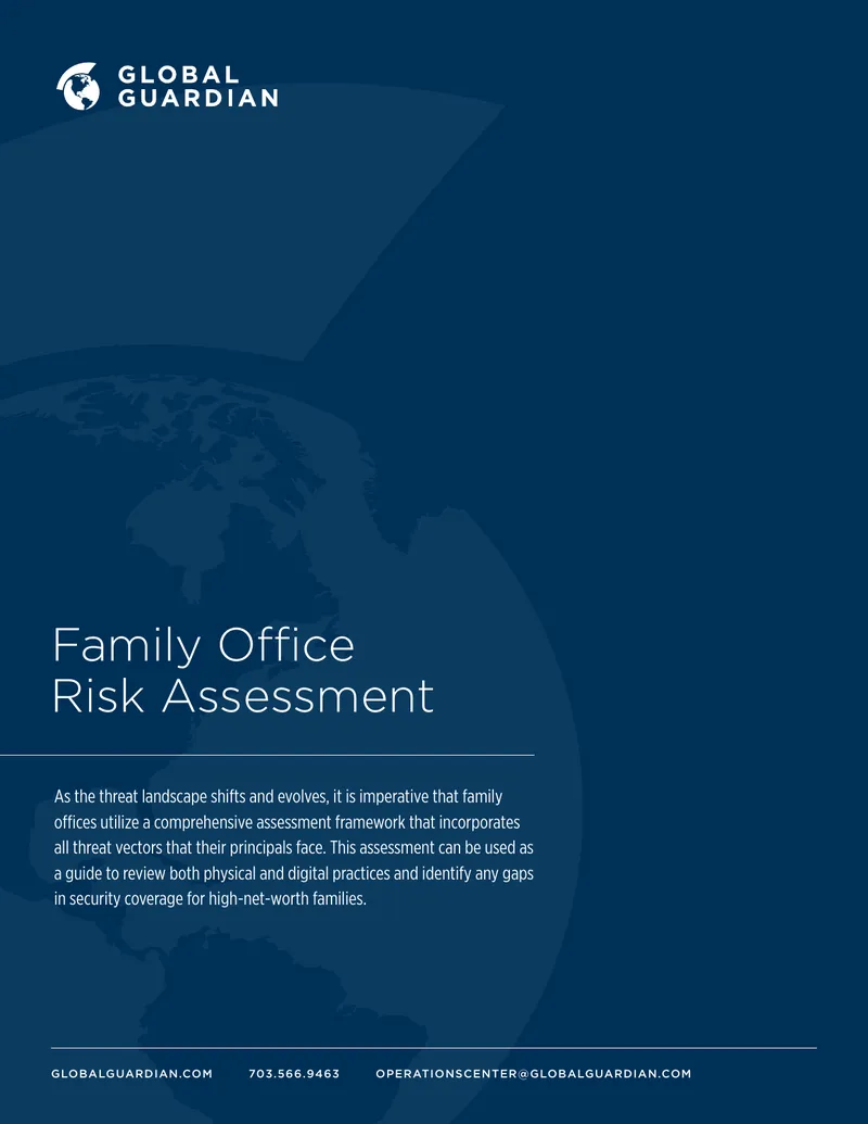 Family Office Risk Assessment Framework
