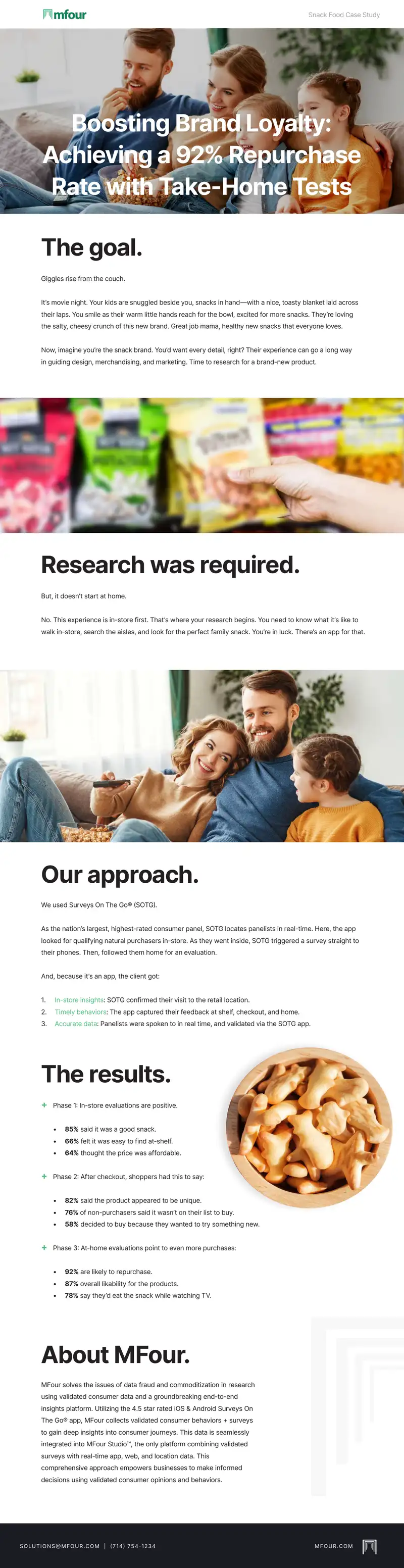 Snack Food Case Study on Brand Loyalty