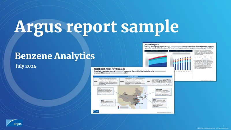 Argus Benzene Analytics Report July 2024