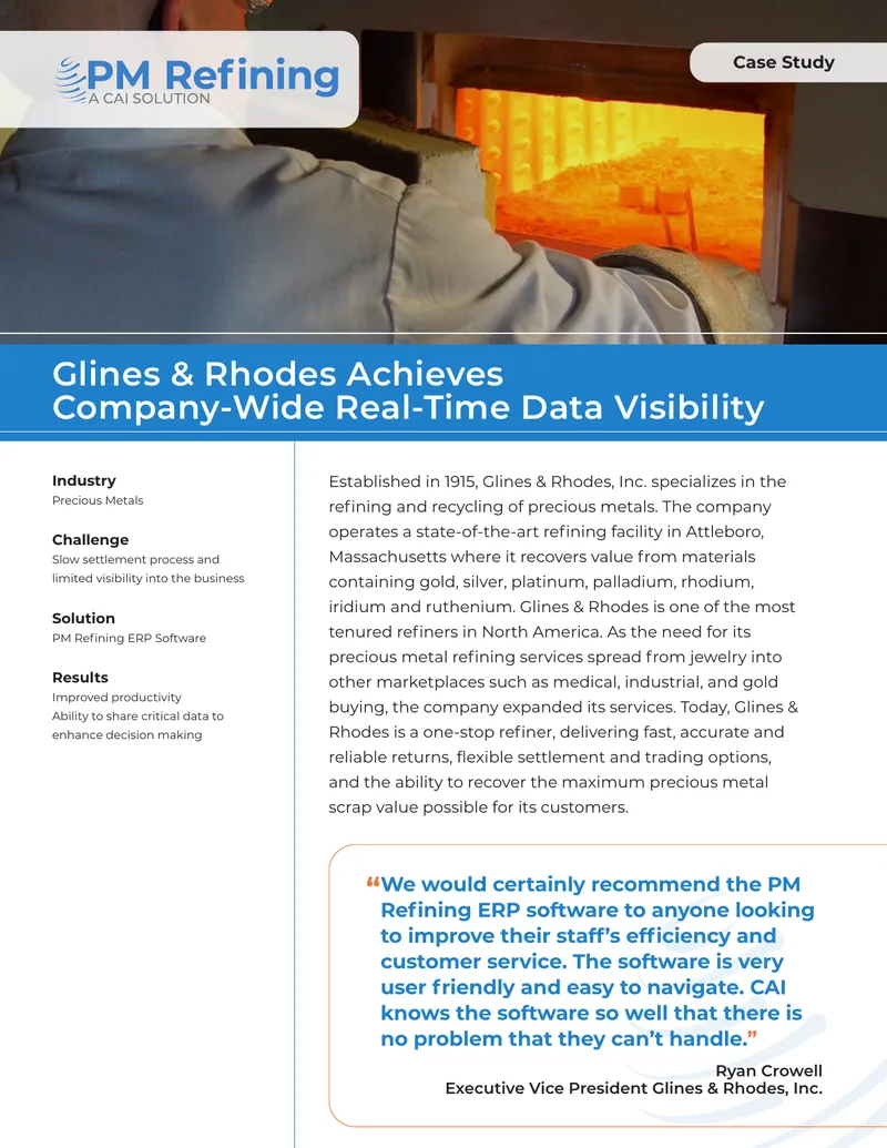 Glines & Rhodes ERP Software Implementation Case Study