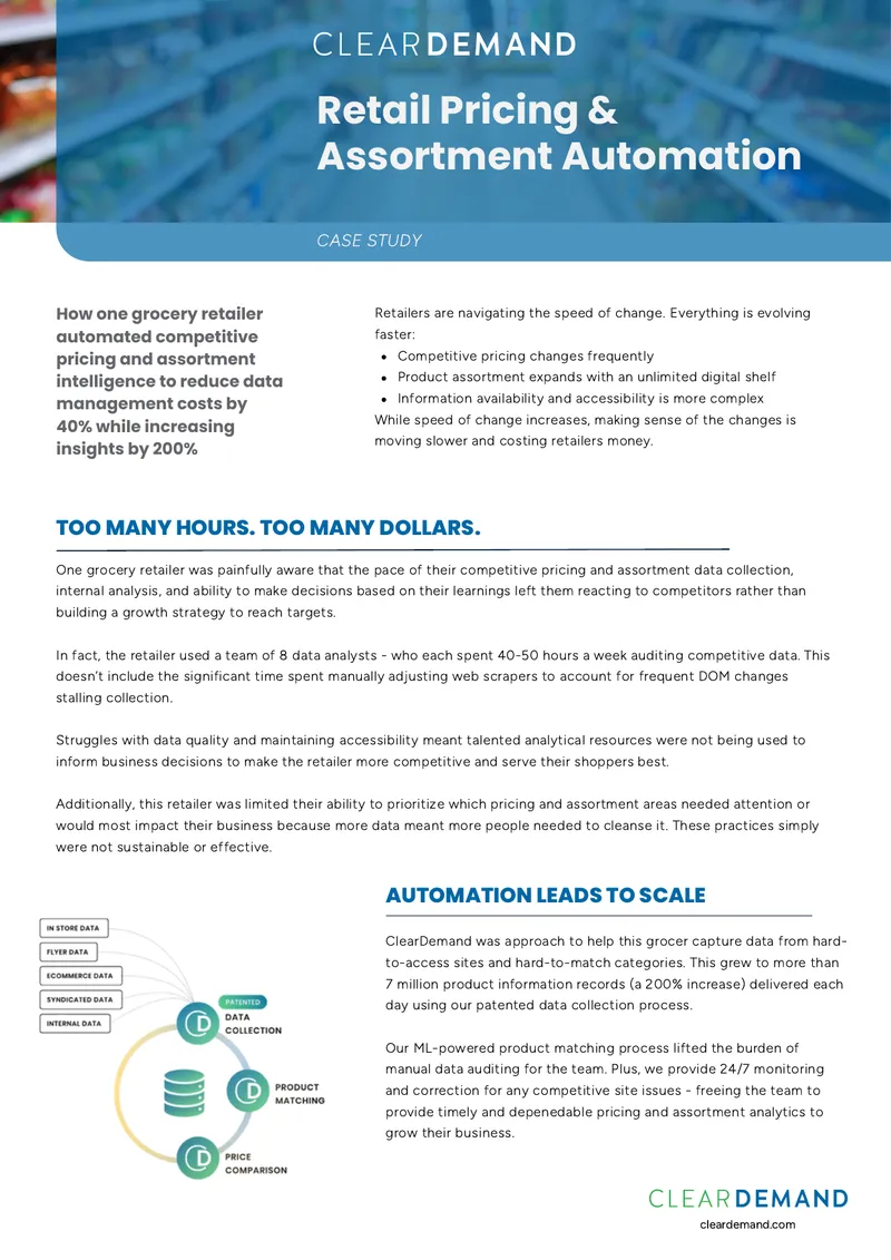 Retail Pricing and Assortment Automation Case Study
