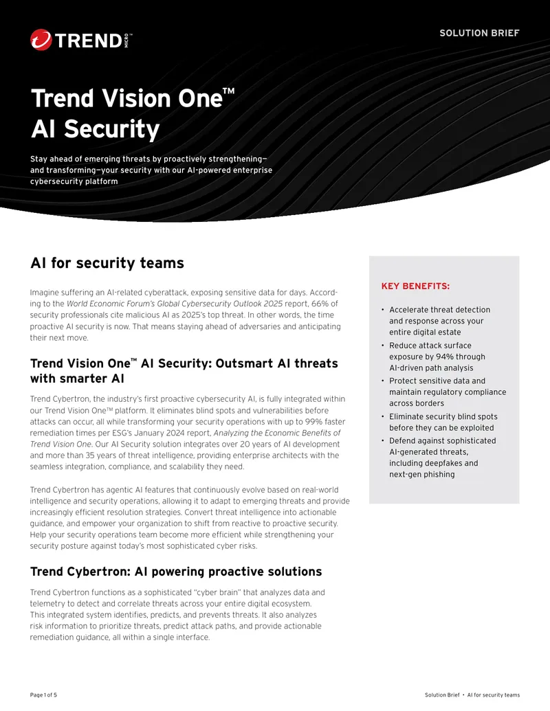 AI-Powered Cybersecurity Solutions for Security Teams