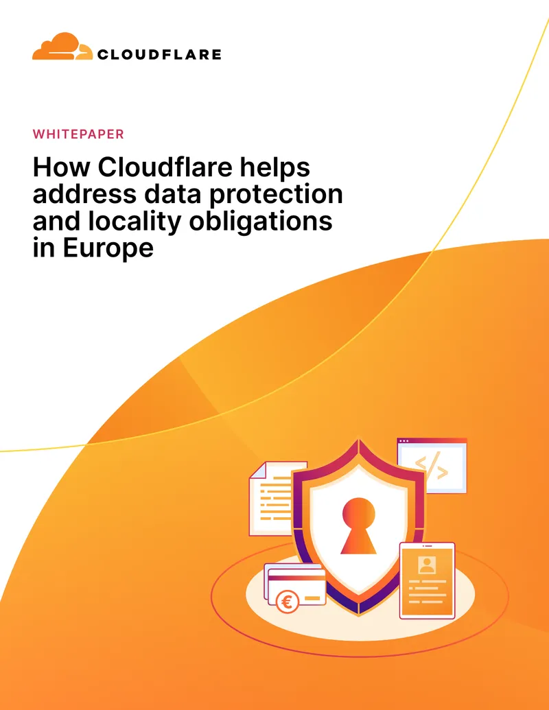 Cloudflare Data Protection and Locality Obligations in Europe preview page 1