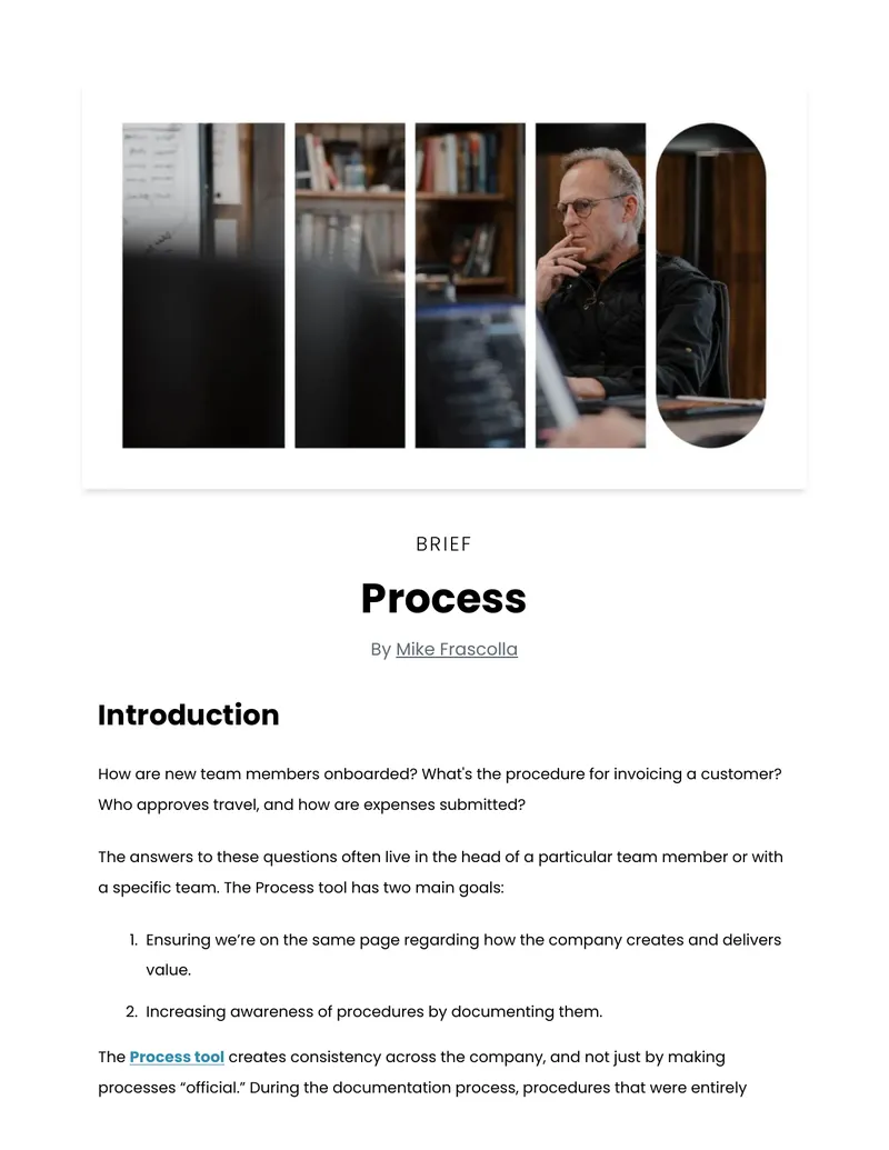 Process Documentation and Implementation Guide