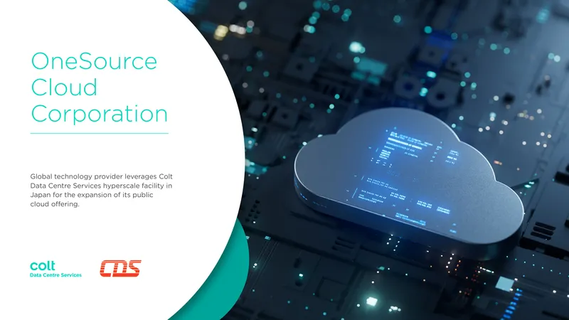 OneSource Cloud Corporation Data Centre Expansion in Japan