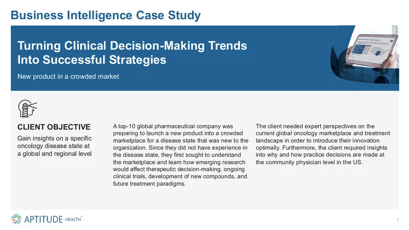 Oncology Market Insights for Product Launch