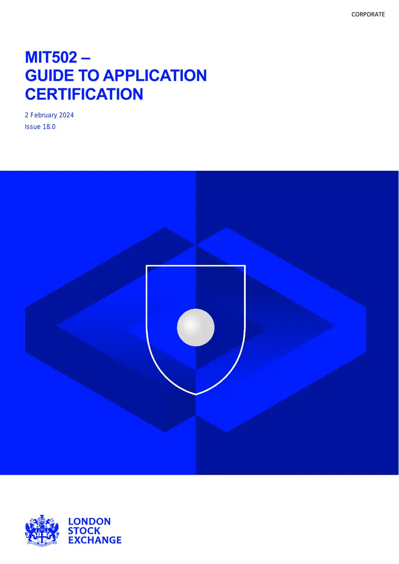 Guide to Application Certification