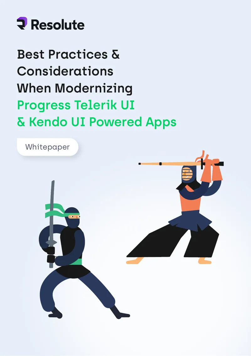 Best Practices for Modernizing Telerik and Kendo UI Applications