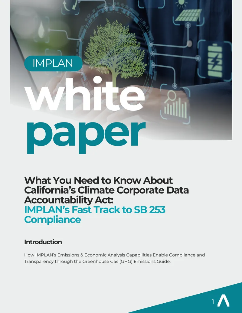 IMPLAN's GHG Emissions Guide for California Compliance