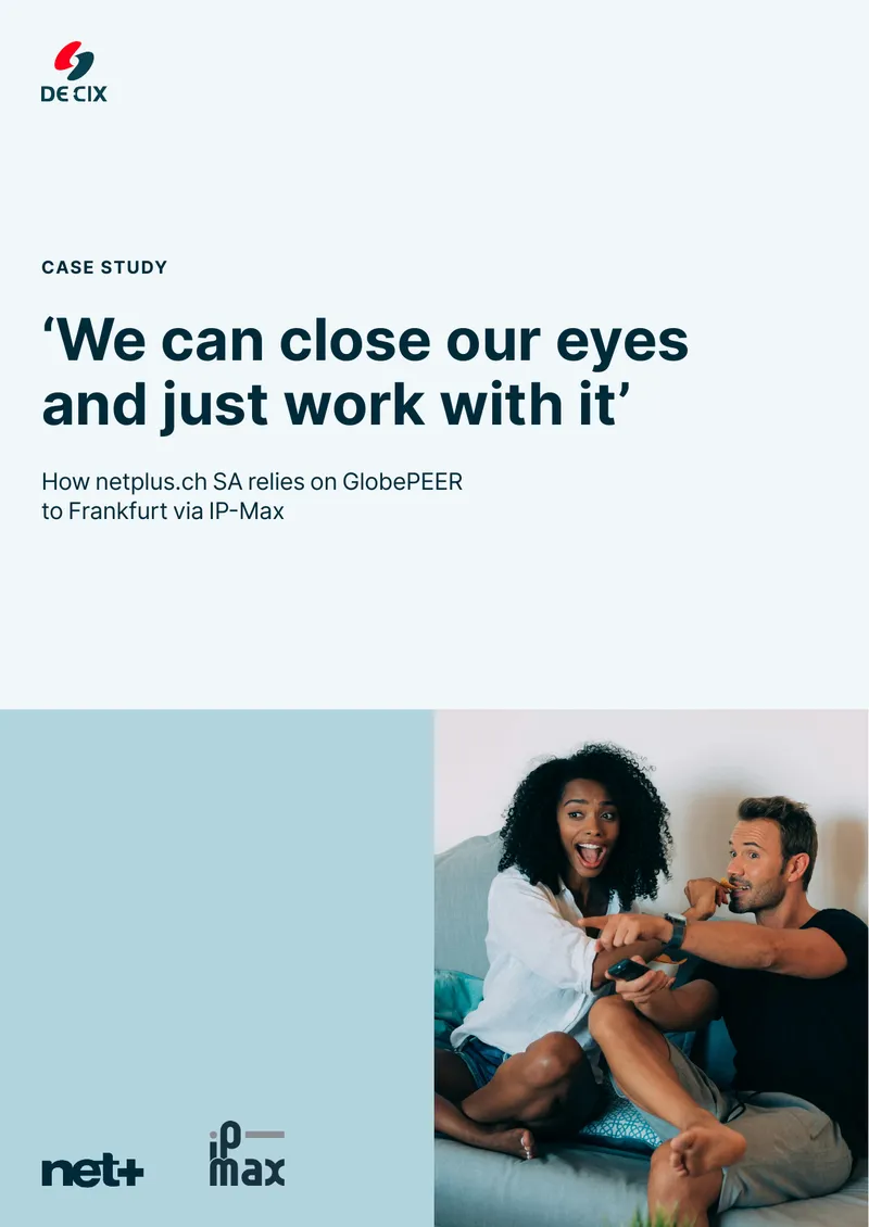 Case Study on netplus.ch SA and IP-Max Collaboration