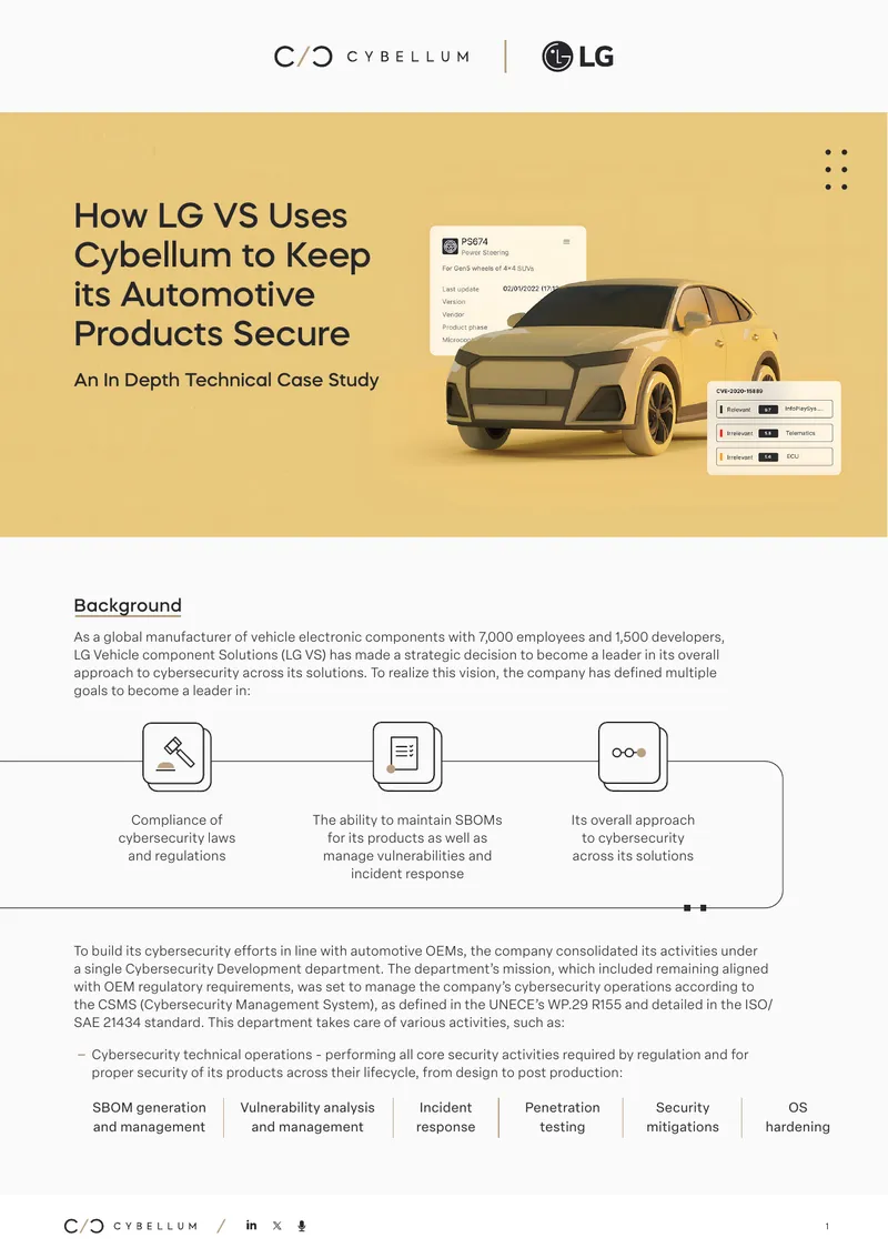 LG VS Cybersecurity Operations Case Study