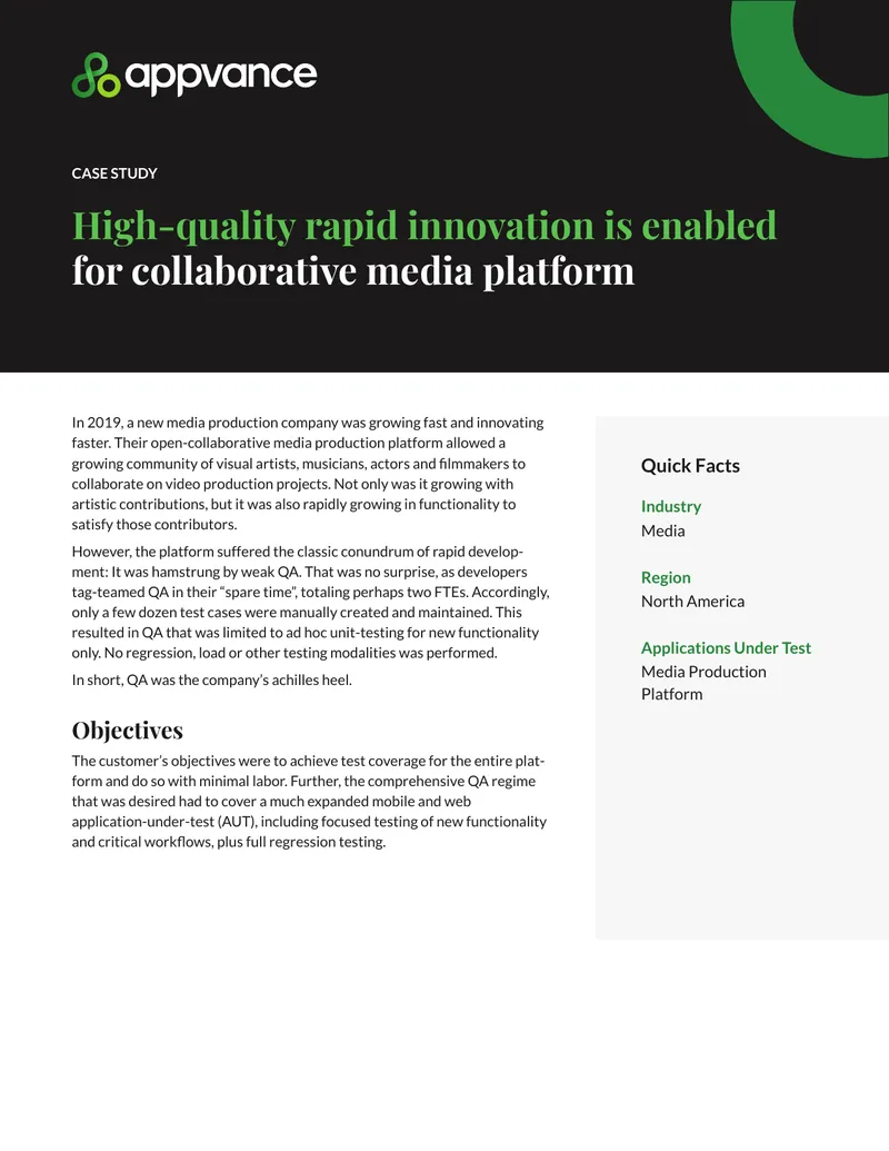 Collaborative Media Platform QA Improvement Case Study