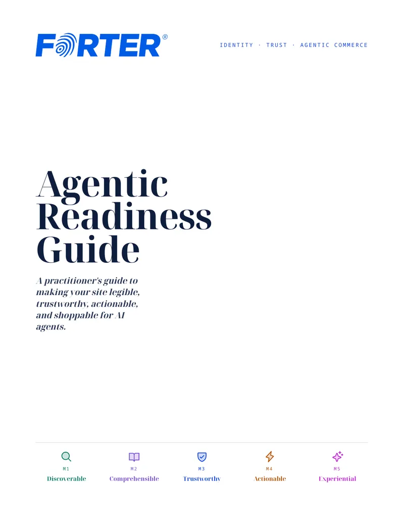 Agentic Readiness Guide for E-Commerce Sites