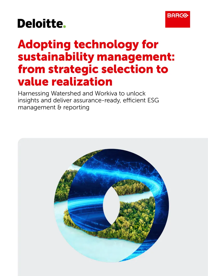 Integrating Watershed and Workiva for ESG Management