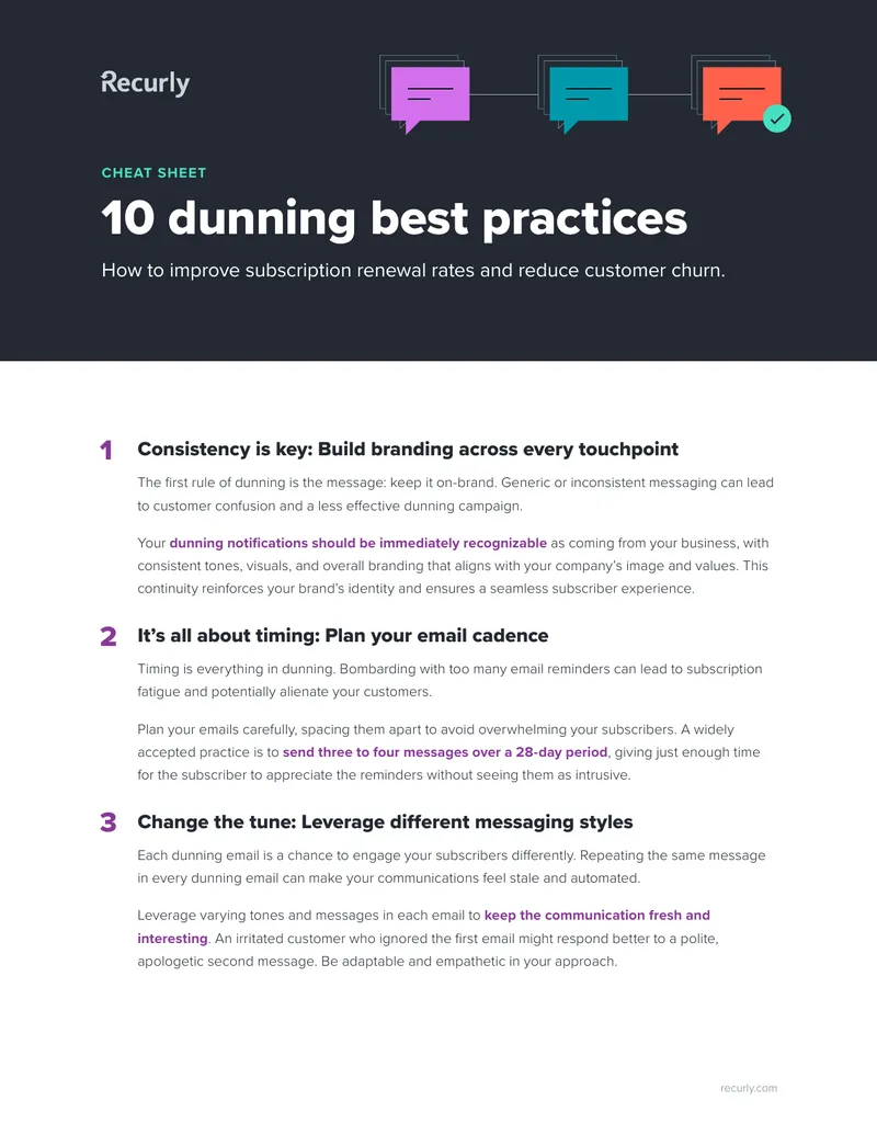 Best Practices for Subscription Dunning Campaigns