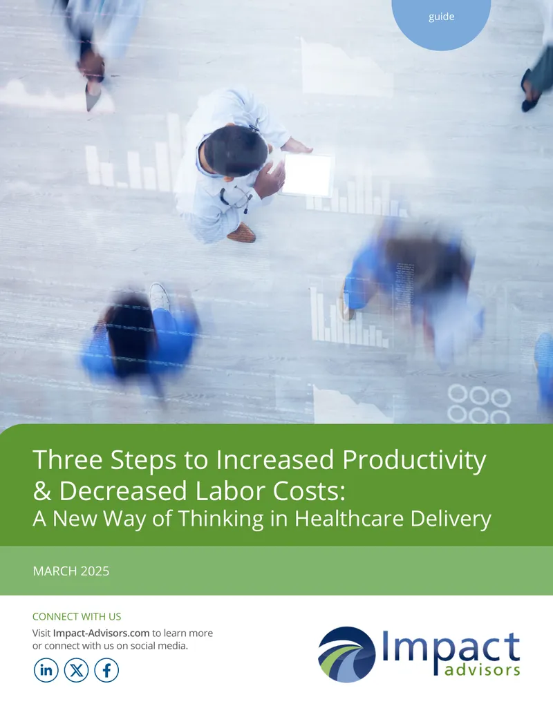 Three Steps to Increased Productivity in Healthcare