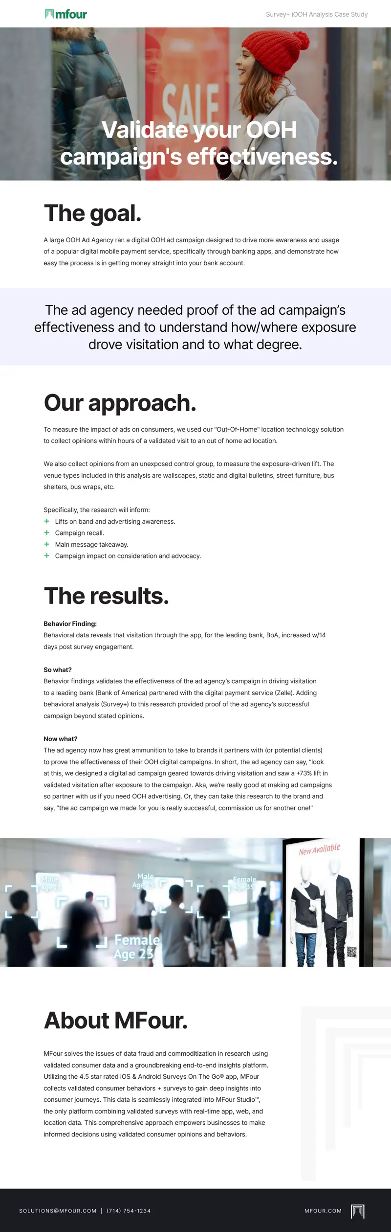 Survey+ iOOH Analysis Case Study