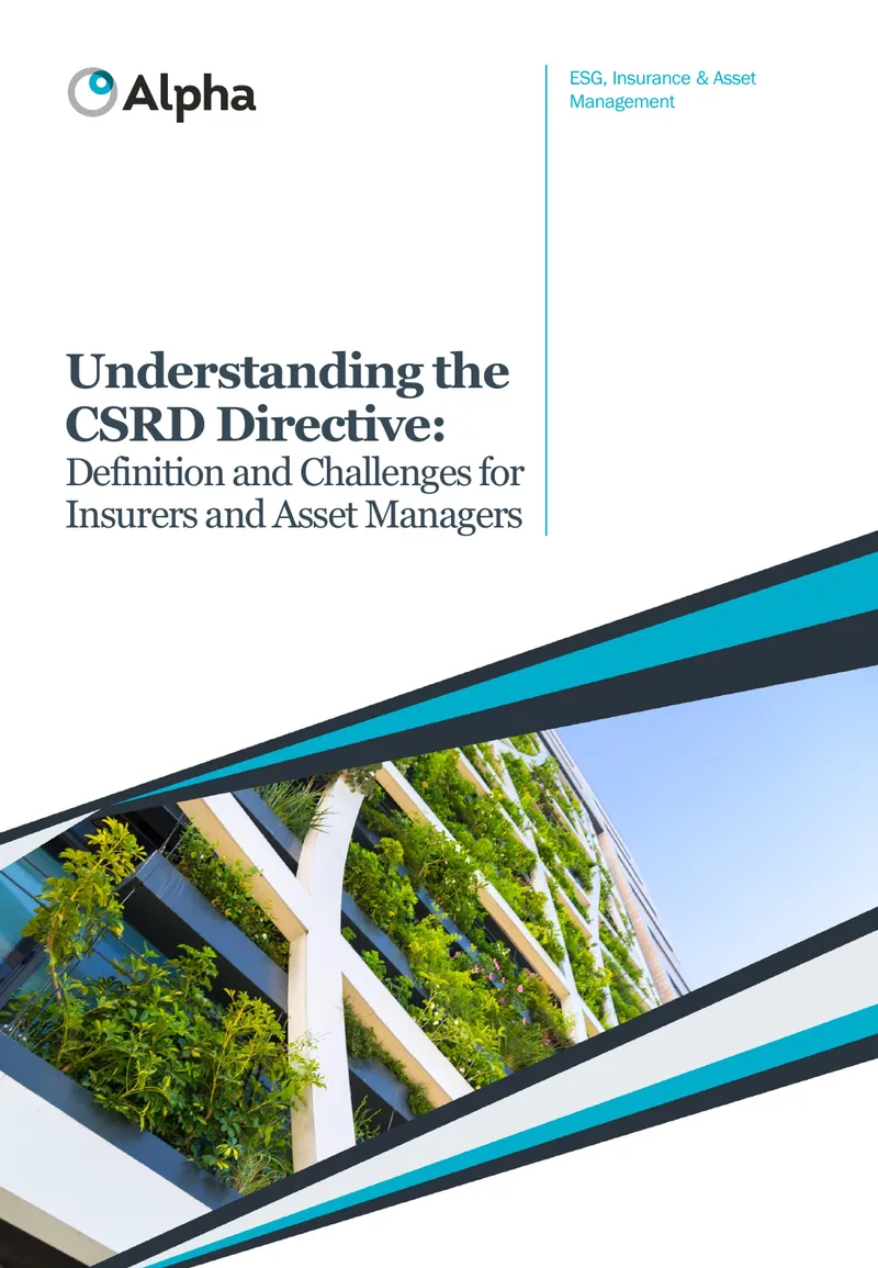 Understanding the CSRD Directive for Insurers and Asset Managers