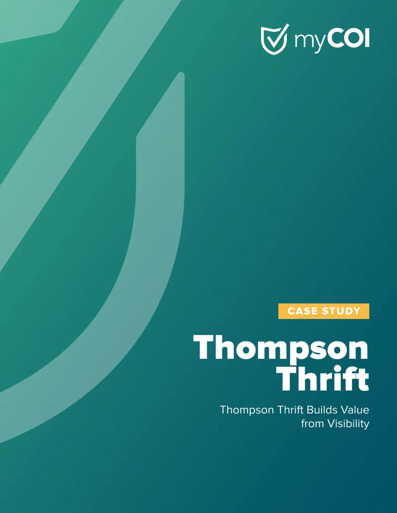 Thompson Thrift Case Study on Insurance Tracking
