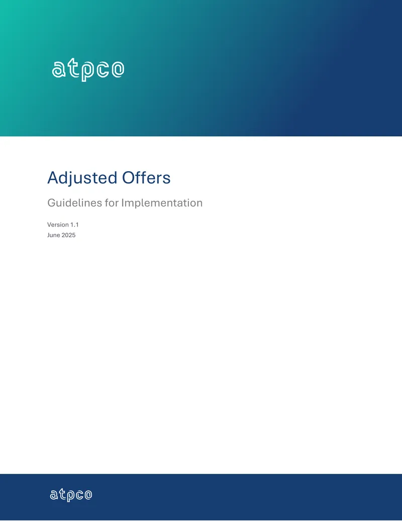 Adjusted Offers Implementation Guidelines