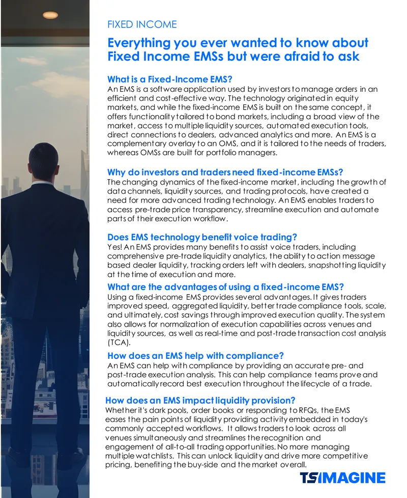 Fixed-Income Execution Management System Overview