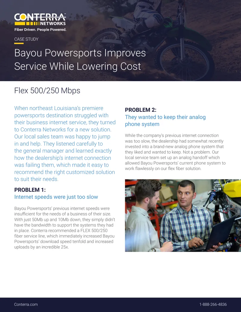 Bayou Powersports Service Improvement Case Study
