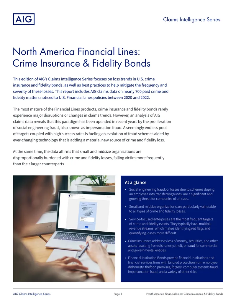 North America Financial Lines Crime Insurance Report