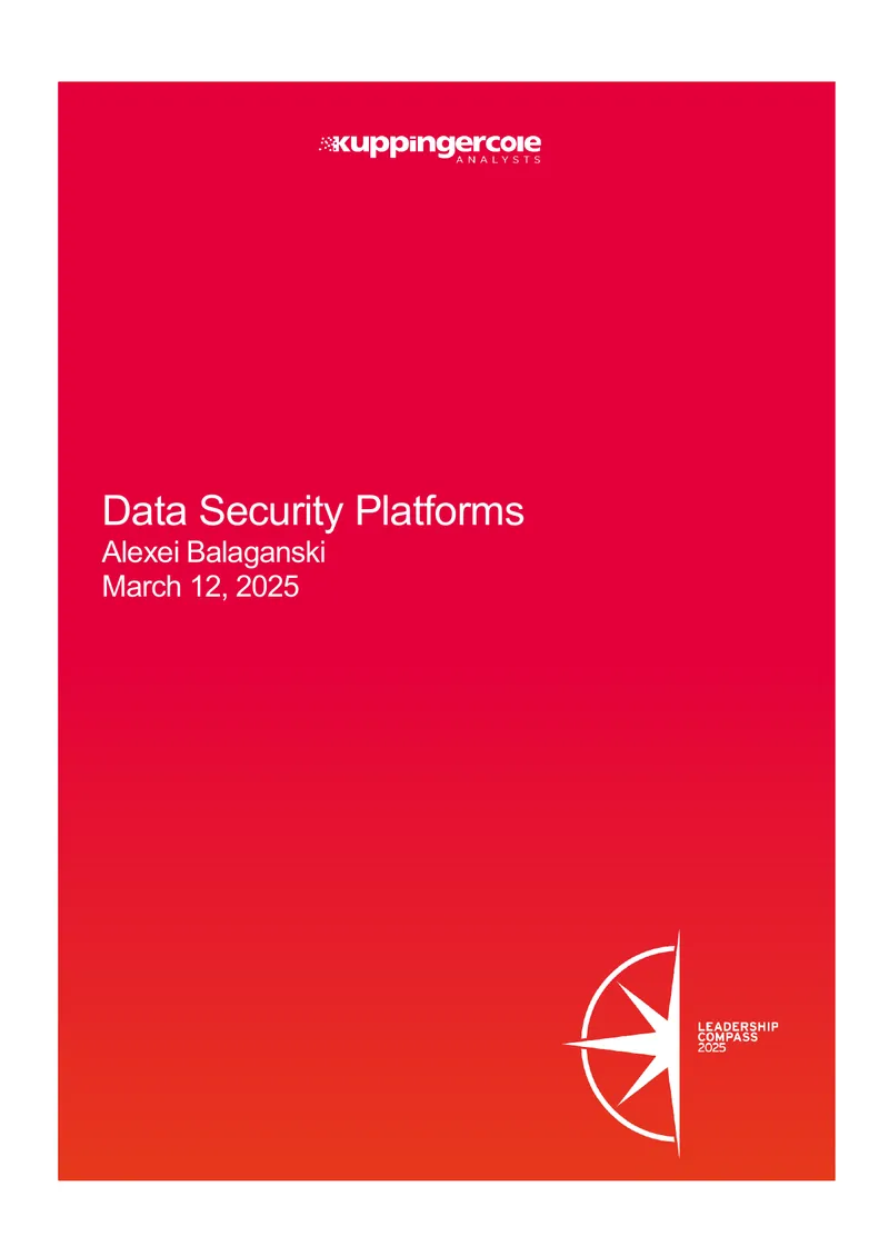 Data Security Platforms Leadership Compass