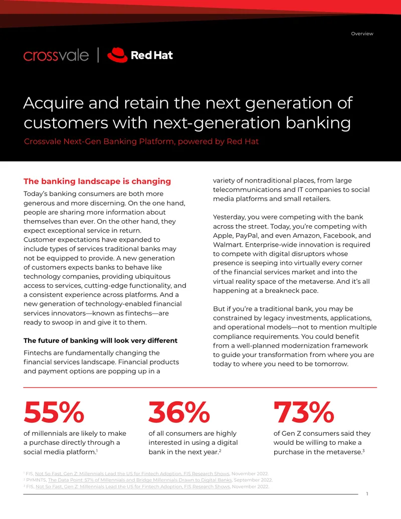 Crossvale Next-Gen Banking Platform Overview