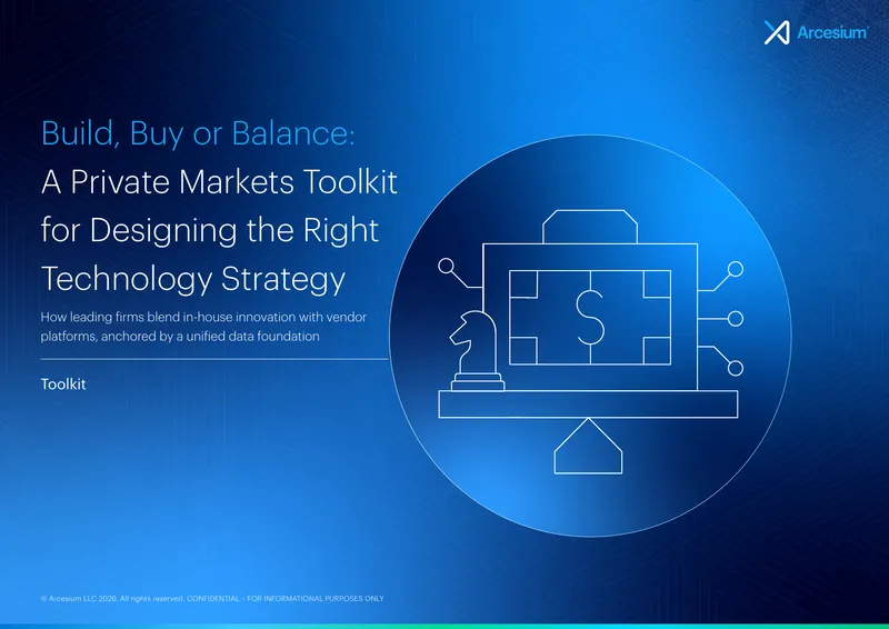 Private Markets Technology Strategy Toolkit