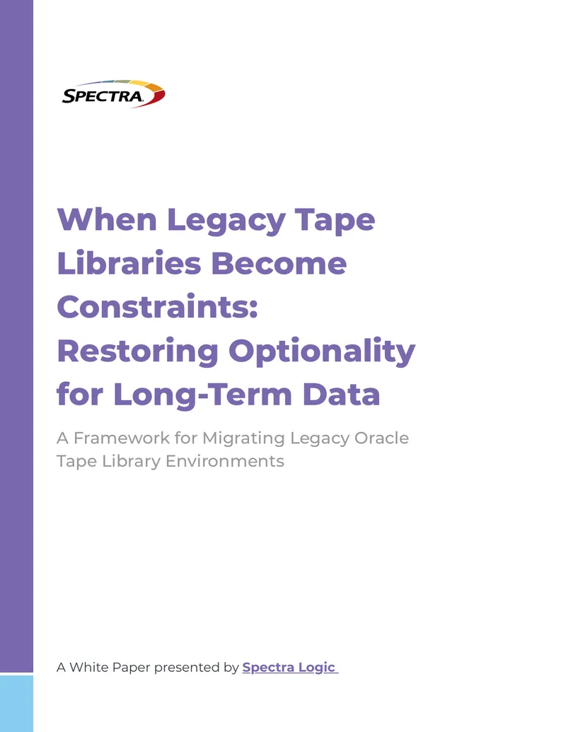 Framework for Migrating Legacy Oracle Tape Libraries