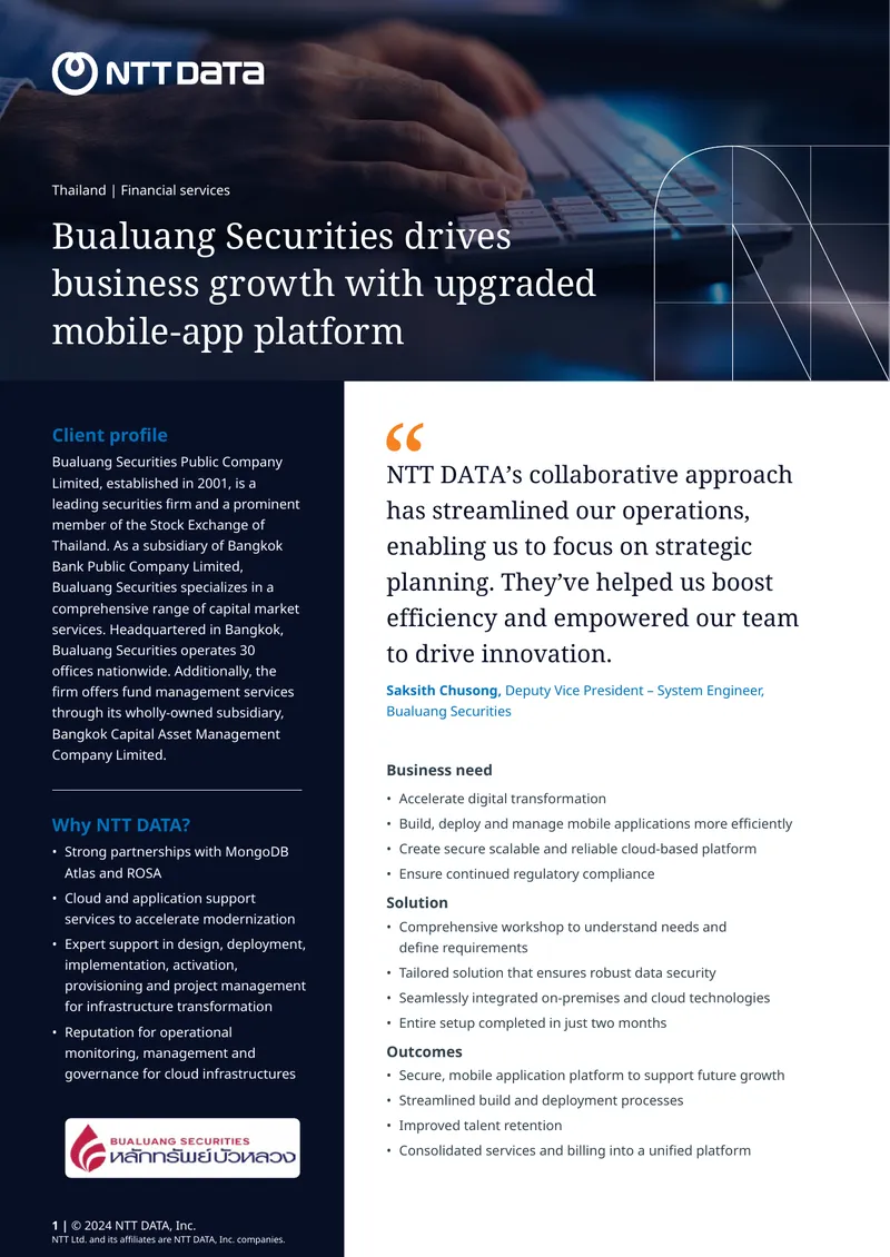 Bualuang Securities Mobile Application Transformation