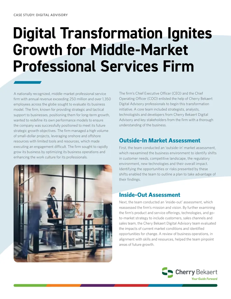Digital Transformation Growth Case Study