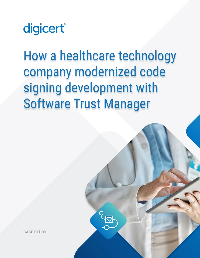Healthcare Technology Company Code Signing Case Study