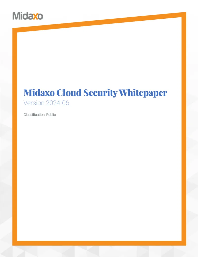 Midaxo Cloud Security Whitepaper
