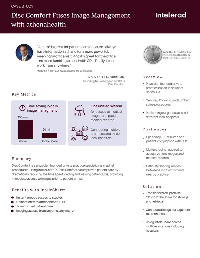 Case Study on InteleShare Implementation at Disc Comfort