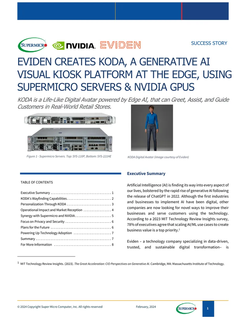 Eviden KODA Generative AI Visual Kiosk Platform