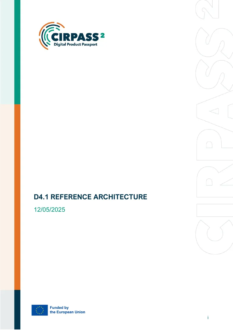 Digital Product Passport System Architecture Proposal