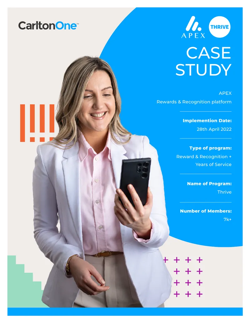 APEX Thrive Rewards and Recognition Program Case Study